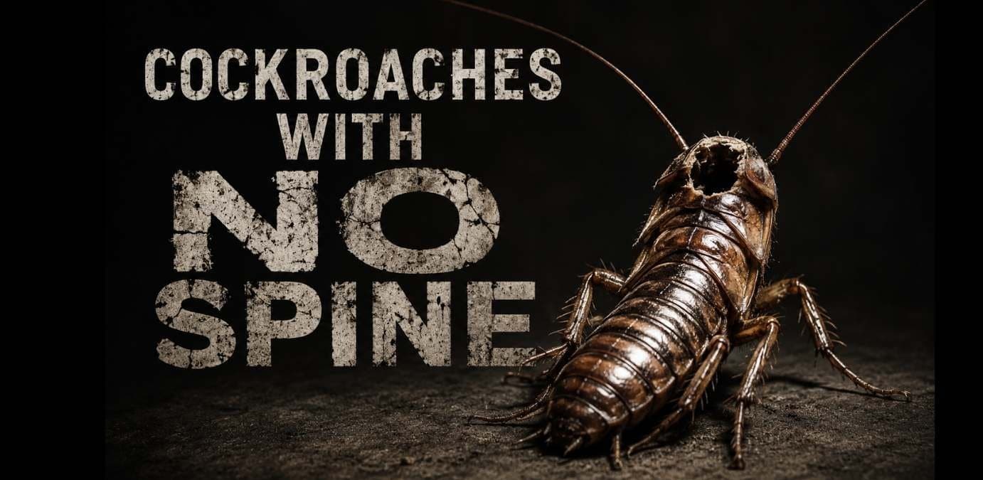 To the Cockroach Janta Party: Yes, We Are Cockroaches With No Spine