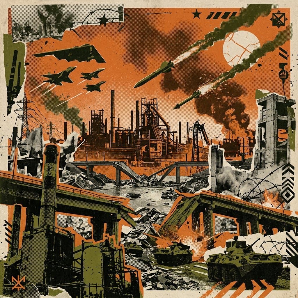 US-Israel striking civilian Infrastructure now in a desperate attempt to collapse defiant Iranian State