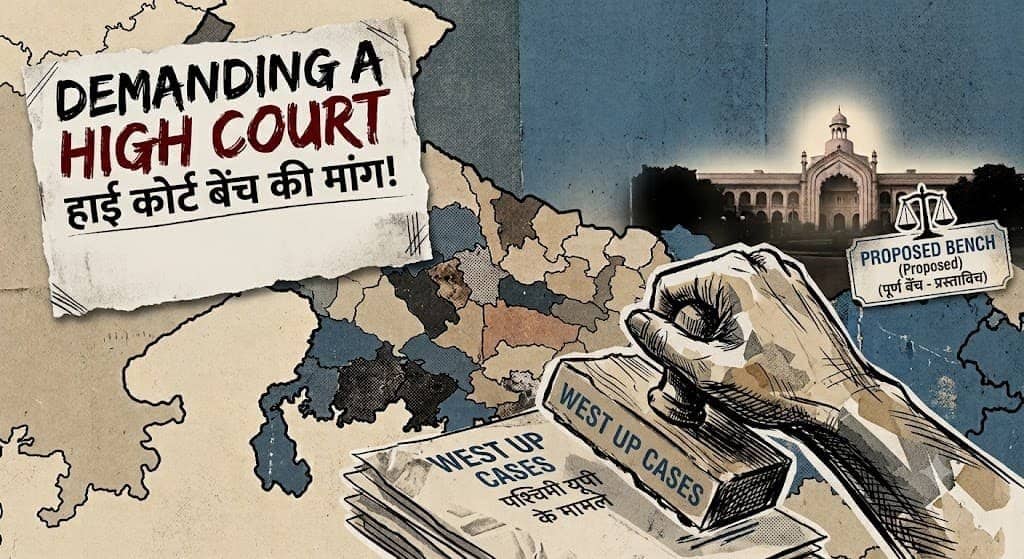 Union Law Minister Must Ensure That A HC Bench Is Created In West UP Also