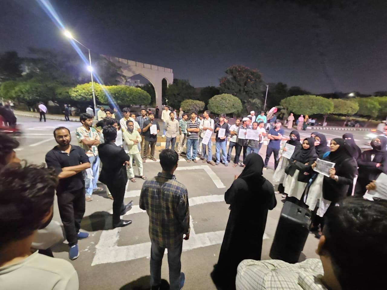 MANUU Students Collective Holds Solidarity Gathering in Support of Jamia Millia Islamia Students